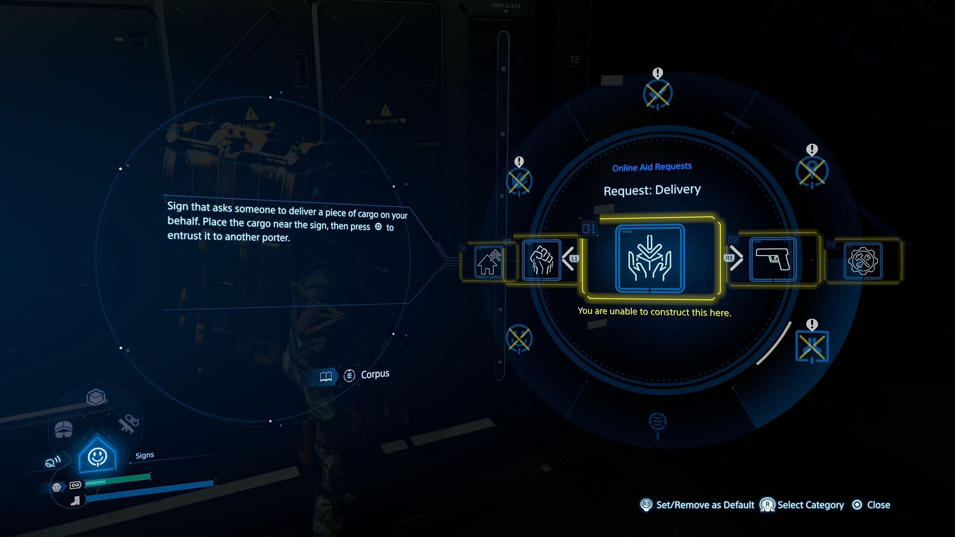 Online Aid Requirements (Image via Kojima Productions)